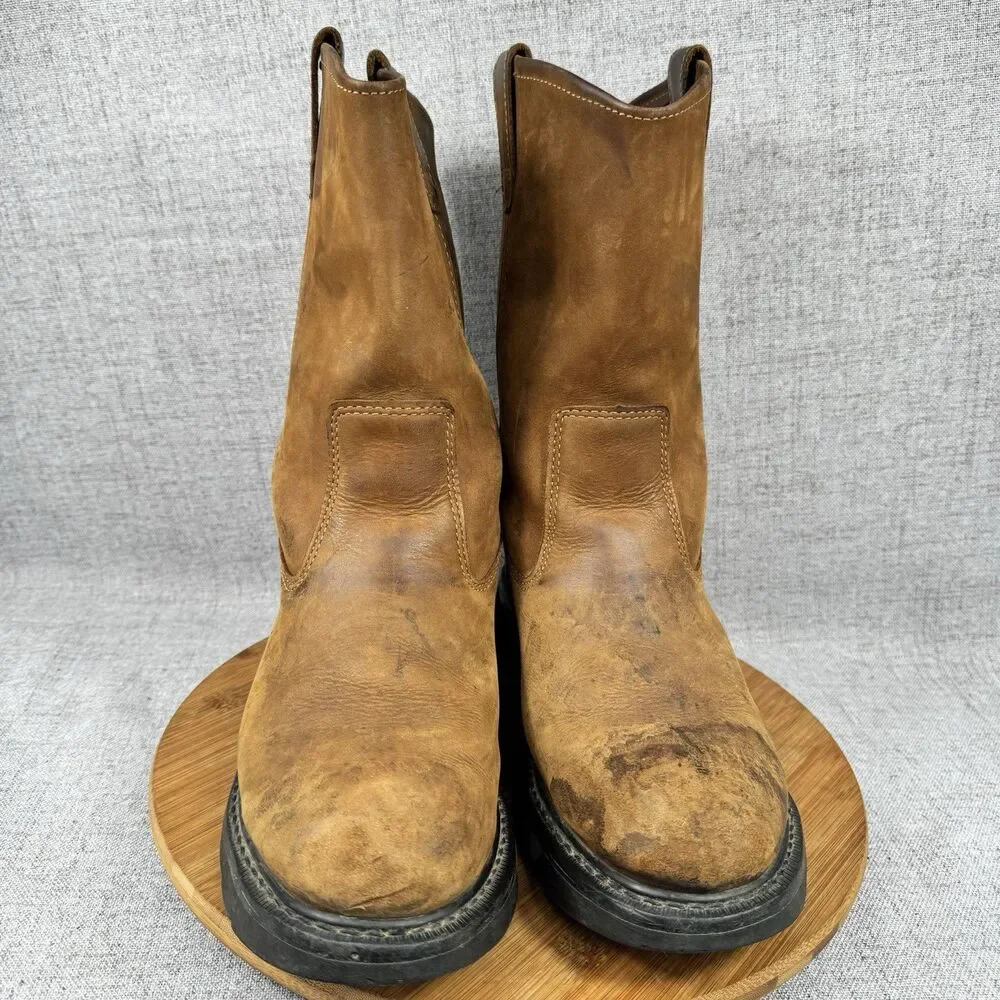 Wolverine Boots Men's 12 M Wellington Work Leather Goodyear